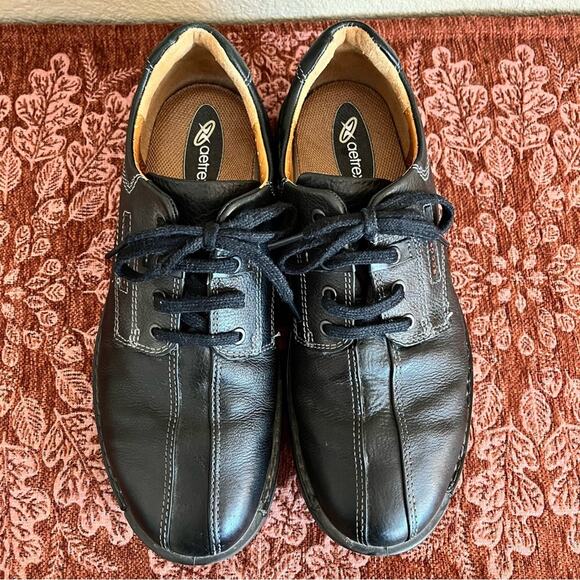 Ecco Mens Shock Point Black Leather Lace Up Comfort Oxford Shoes EU Size 44 main image 11